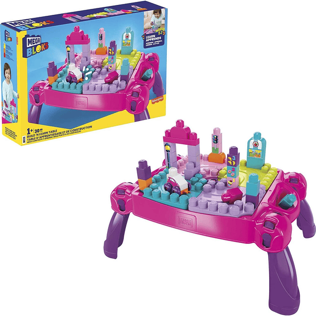 MEGA BLOKS First Builders Juego de juguetes de bloques para