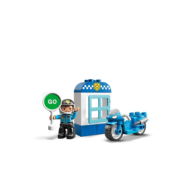 DUPLO Town Moto de Policía 10900 Bloques de Construcción (8