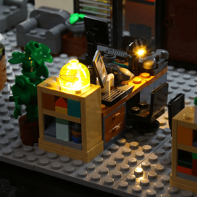 Kit de luces LED para Lego The Office 21336, juego de ilumin