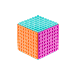 Mini Cube Building Set para niños, bloques y ladrillos, 6 pi