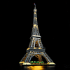 Luz LED para Lego-10307 Arquitectura Torre Eiffel Modelo de