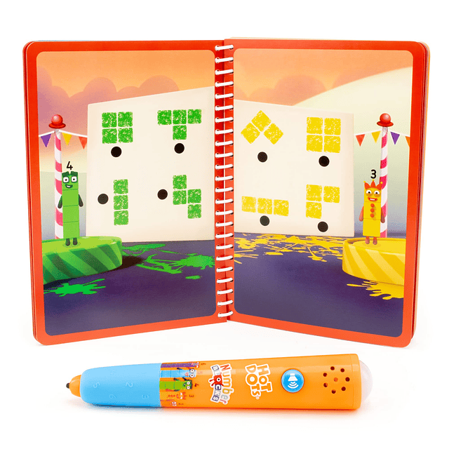 Hot Dots Numberblocks Libro de ejercicios con números del 1