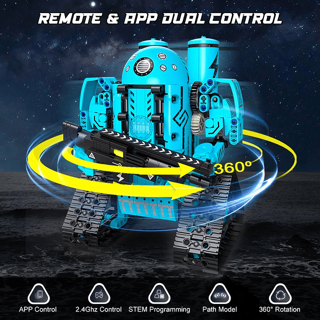 Juego de construcción de robot RC 5 en 1 - Juguetes de const