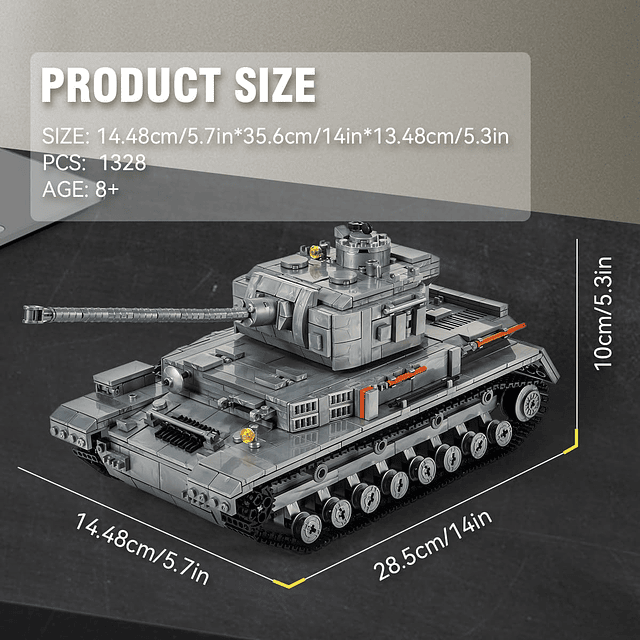 Panzer-Ⅳ Bloque de construcción del ejército de tanques (132