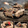 Military M2 Bradley Tank Building Set (1350 PCS), vehículo d