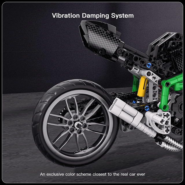 Mold King Kawasaki Ninja H2R Kit de construcción de motocicl