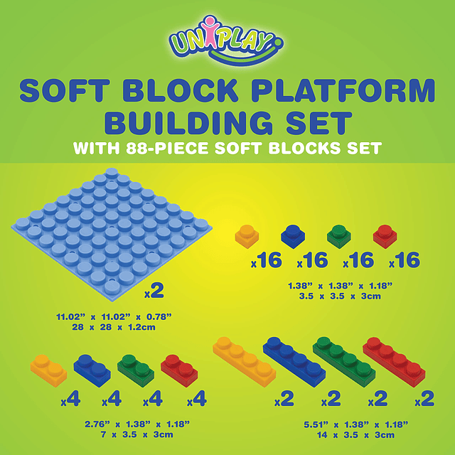 Bloques de construcción blandos de plataforma : bloques educ