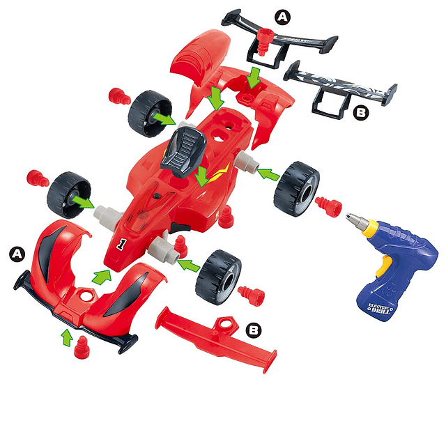 F1 Bloques de Construcción de Juguete de Construcción - 24 P