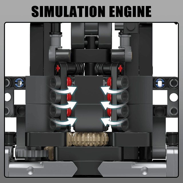 Kit de construcción de autos de carreras para adultos, 1:14