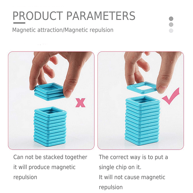Bloque de construcción magnético, 155 piezas, azulejos magné