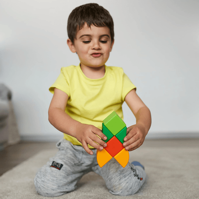 Juguetes magnéticos GEOMAG | Imanes para niños | 6 Piezas |