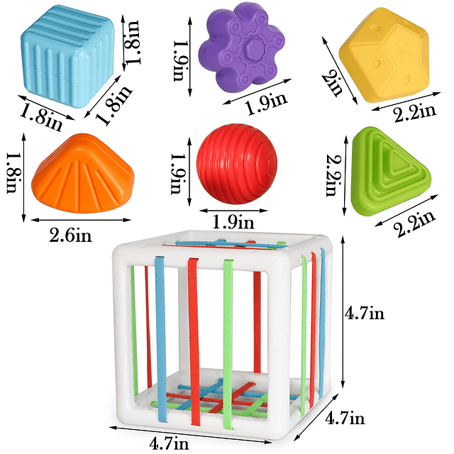 Clasificador de formas Juguetes para bebés Juguetes sensoria