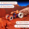 Mars Rover Pack - Juguete de construcción magnético con rued