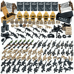 Paquete de armas militares Kits de accesorios del ejército L