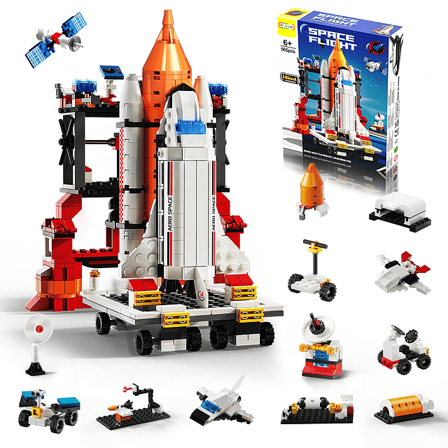 Space Exploration Shuttle Toys, juegos de bloques de constru