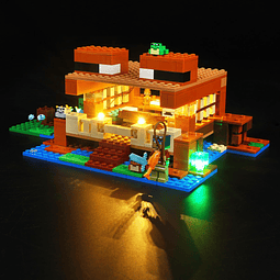 Kit de iluminación LED para Lego Minecraft The Frog House, l