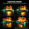 Kit de iluminación LED para Lego Minecraft The Frog House, l