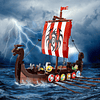 Juego de construcción de barcos piratas, compatible con jugu