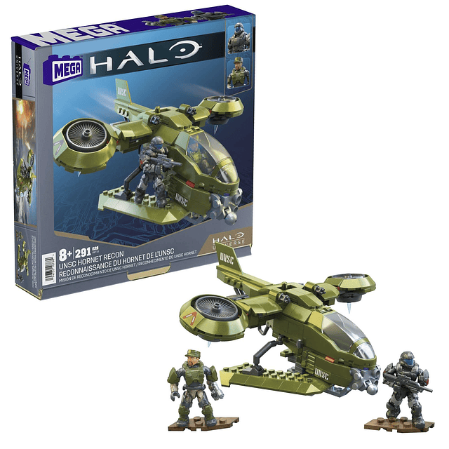 Halo Toys Juego de construcción de vehículos para niños, Avi