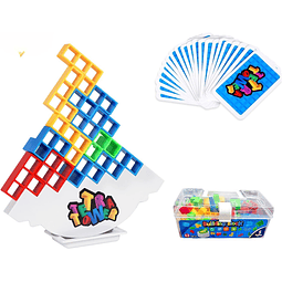 Tetra Tower Balance Stacking Game Team Tower Game para niños