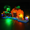 Kit de iluminación LED para Lego Minecraft The Pumpkin Farm