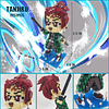 Anime Demon Slayer Juguete de construcción, Tanjiro y Zenits