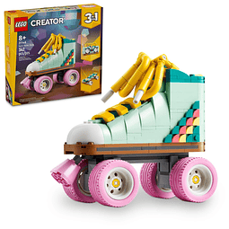 Creator Kit de construcción de patines retro 3 en 1, se tran