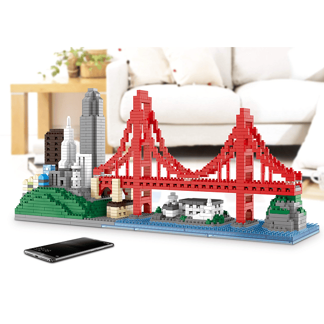 Komvoor Architecture Skylines Micro Mini Block San Francisco