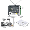 Ideas Retro TV Juego de construcción compatible con Lego par