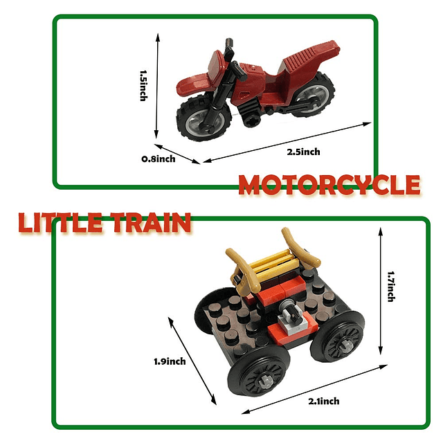 Bloques de Construcción Juguetes 583 Piezas Juego de Tren Cl