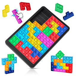 Pop Puzzle Popper Fidget Game, Push Pop Puzzle Brain Teasers