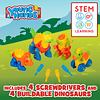 Build & Learn Juego de juguetes para desmontar dinosaurios c