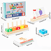 Juguetes de aprendizaje de madera para niños de 3 a 8 años,
