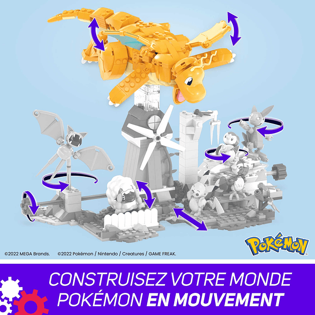 Pokémon Juego de juguetes de construcción Dragonite con 388