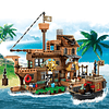 Juguetes de construcción de barcos piratas, juegos de ladril