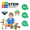 Kit de construcción para niños, juguetes STEM, 110 piezas, b