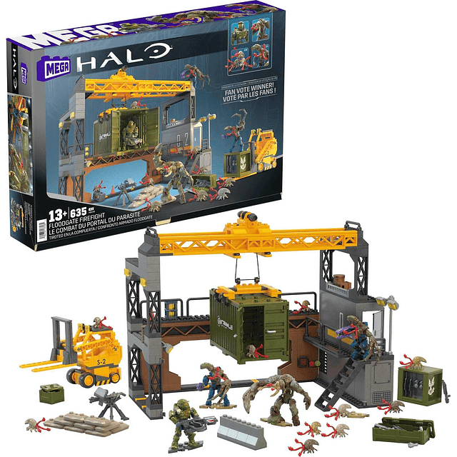 Halo Infinite Building Toys Set, Floodgate Firefight con 634