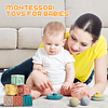 Juguetes para bebés de 6 a 12 meses, juguetes Montessori par