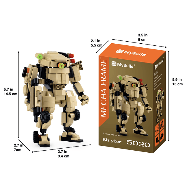 Mecha Frame Armed Forces Stryker 5020 - Bloques de robots de