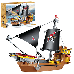 Juegos de construcción de barcos piratas Modelo de barco y b