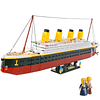 Titanic Ship Model Building Block Brick Kit Set de juguete p