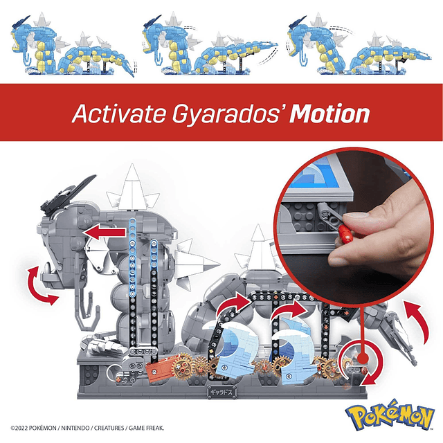 MEGA Pokémon Juego de juguetes de construcción, Gyarados en