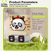 Juegos creativos de construcción de animales de panda 3D par