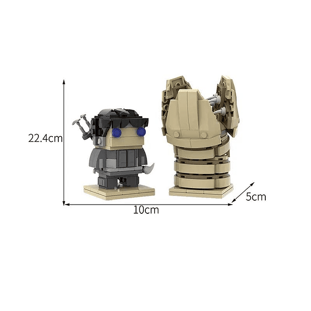 Bloques de construcción de personajes Sandworm y Paul - 350