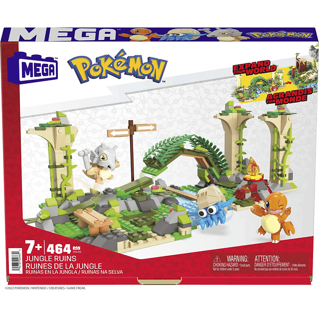 MEGA Pokemon Figura de Acción de Juguete de Construcción, Ru