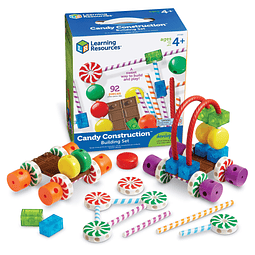 Candy Construction Building Set - 92 piezas, edades 4+, jugu