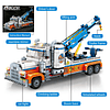 Juego de bloques de construcción para grúa, vehículo de resc