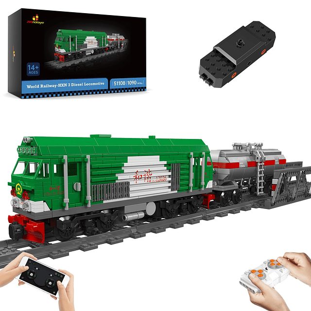 51108 - Juego de construcción de trenes para adultos, modelo