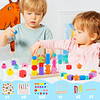 Juguetes Montessori para niños pequeños, juego de juguetes d