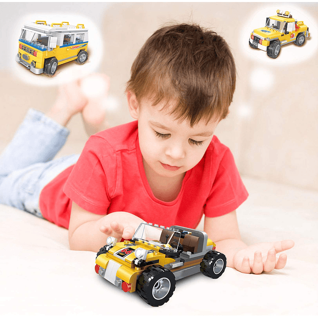 3 en 1 Creator Car Building Set 302 piezas Creator Camper Va